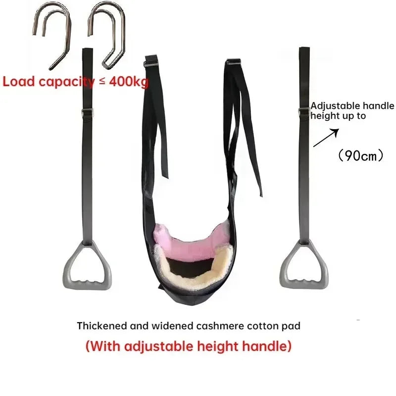 Neck Exercise Stretcher Horizontal Bar Hook Type Household Sling Neck Massager Nursing Rehabilitation Cervical Traction Belt