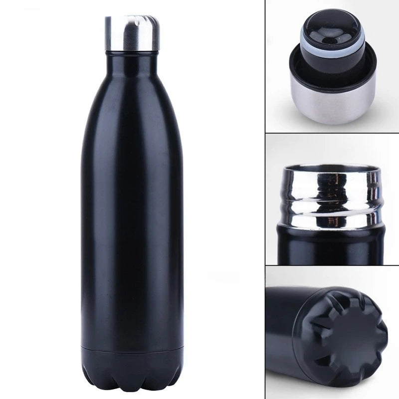 350/500/750/1000ml Stainles Steel Insulated Vacuum Thermos Water Bottle Double Wall BPA Free Bottles for Sports Bottles Girls