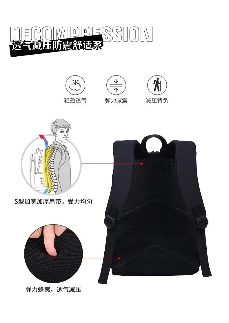 HOT 3PC-SET Sonic Backpack Primary and Secondary School School Bags  Anime Cartoon School Bags Best Gifts for Kids Mochila
