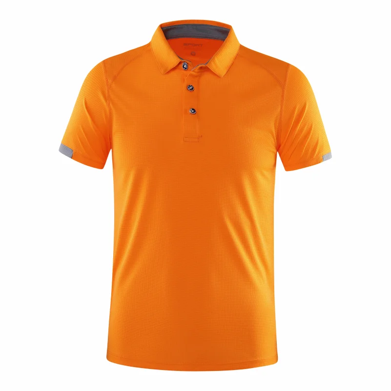 Men Casual Sports Quick-drying Lapel Short-sleeved POLO Shirt Cycling Suit Fitness Suit For Men