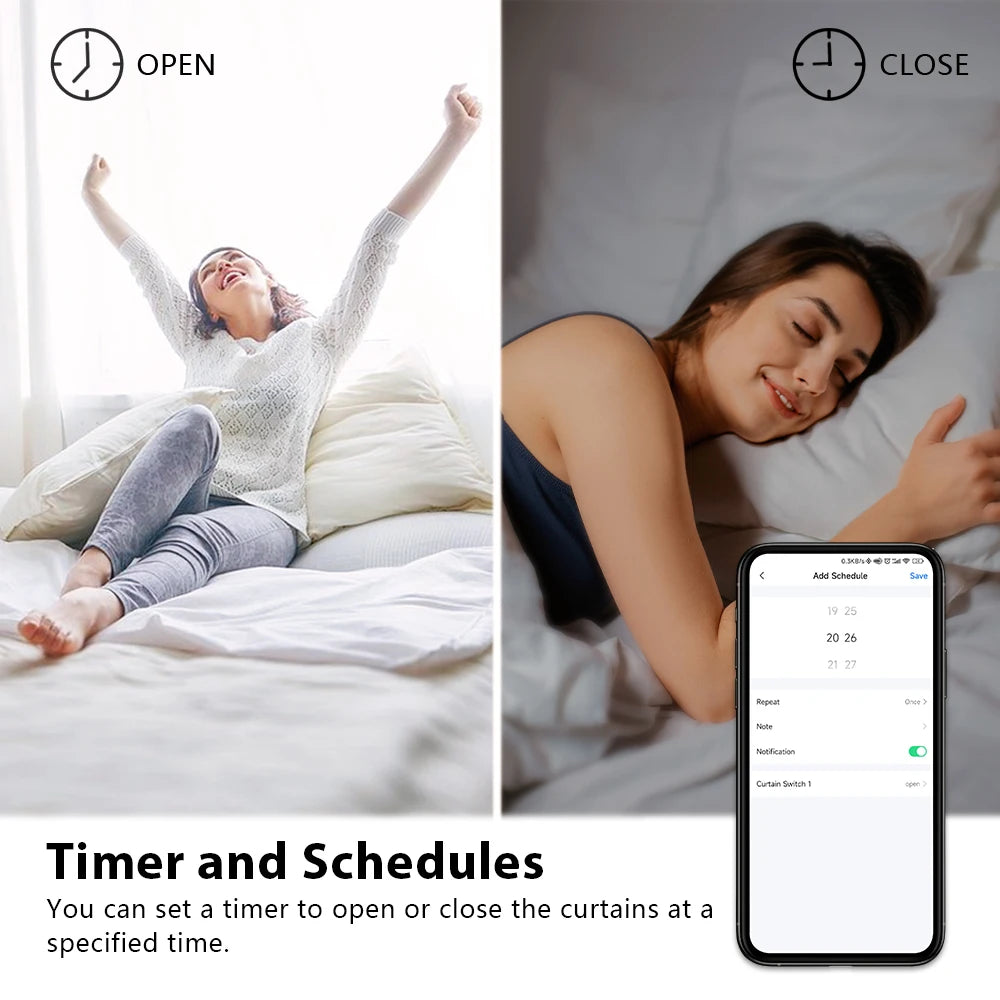 LoraTap ZigBee Curtains Roller Shutters Blinds Switch Control Connected Motor Google Home Alexa Electric Window Tuya Smart Life