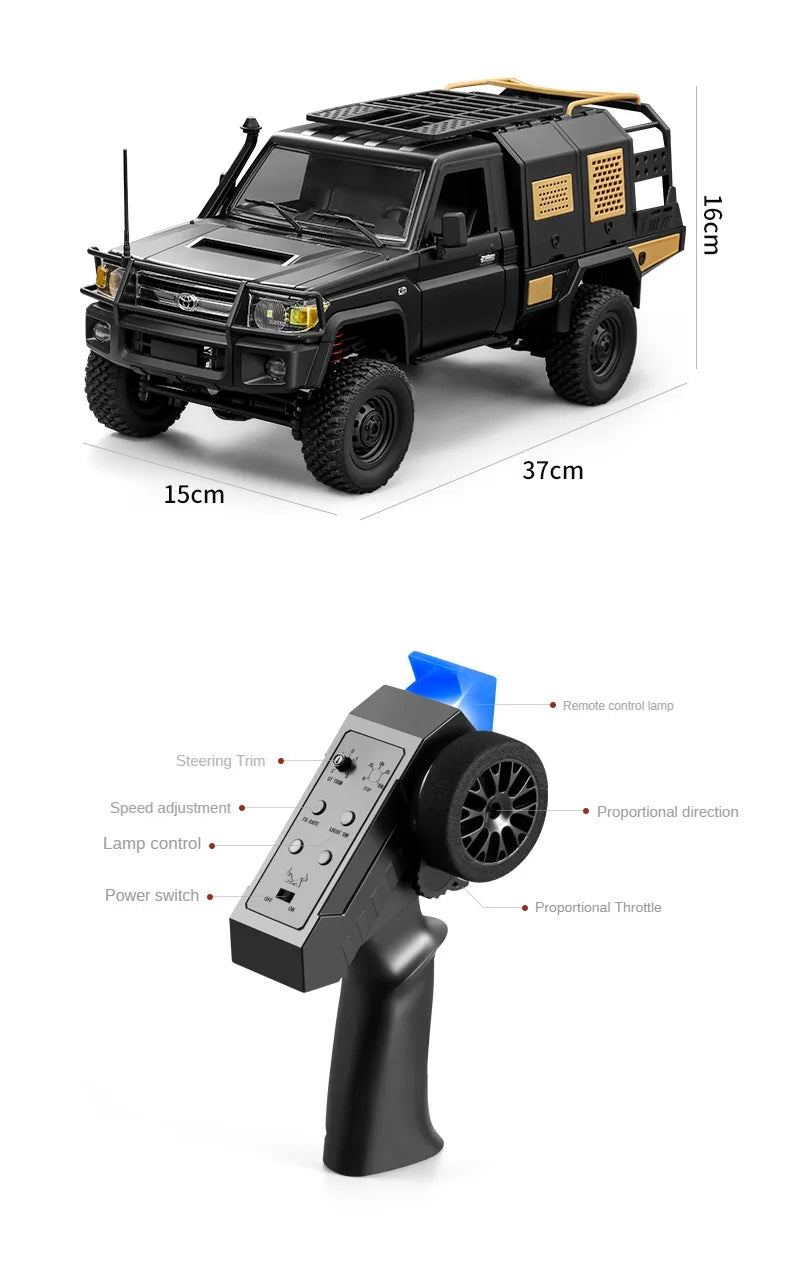 ZWN MN82 MN82S LC79 1/12 Full Scale RC Pickup Short Truck 4WD Remote Control Climbing Off-road Car Toys for Kids Christmas Gifts