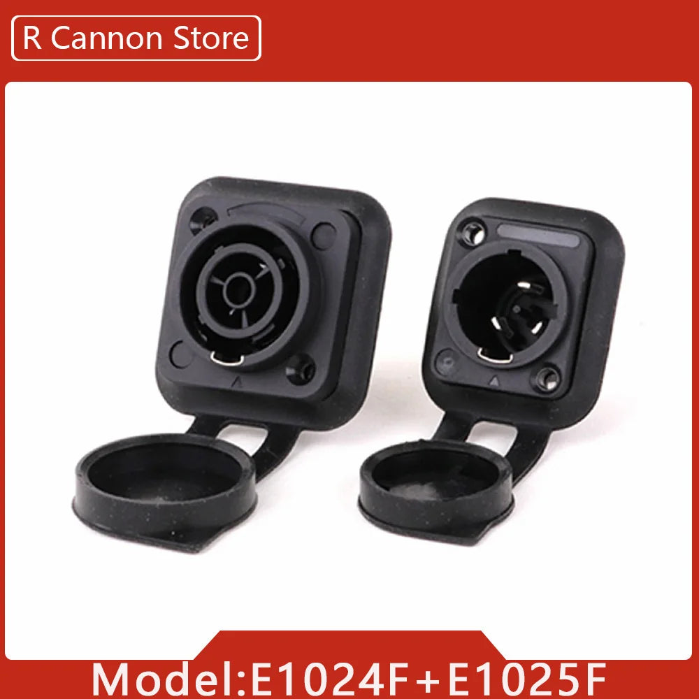 10pcs 3Pins In/Output Waterproof Locking Powercon Male Plug Female Chassis Wire Cable Connectors PA66 Material IP65 Grade