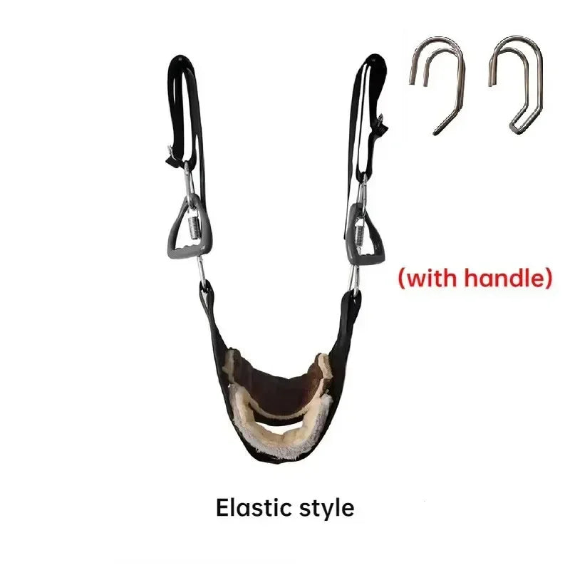 Neck Exercise Stretcher Horizontal Bar Hook Type Household Sling Neck Massager Nursing Rehabilitation Cervical Traction Belt