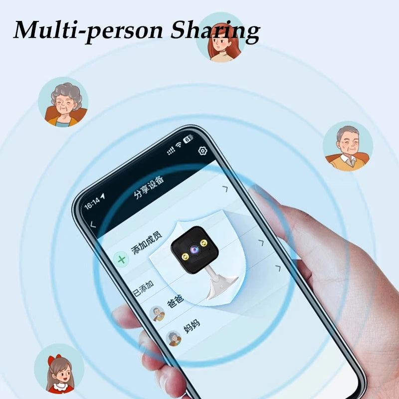 2025 New 2K Security Camera 3MP HD Wifi Smart Home Webcam 2-Way Audio Color Night Motion Detect Surveillance Cam With Lights