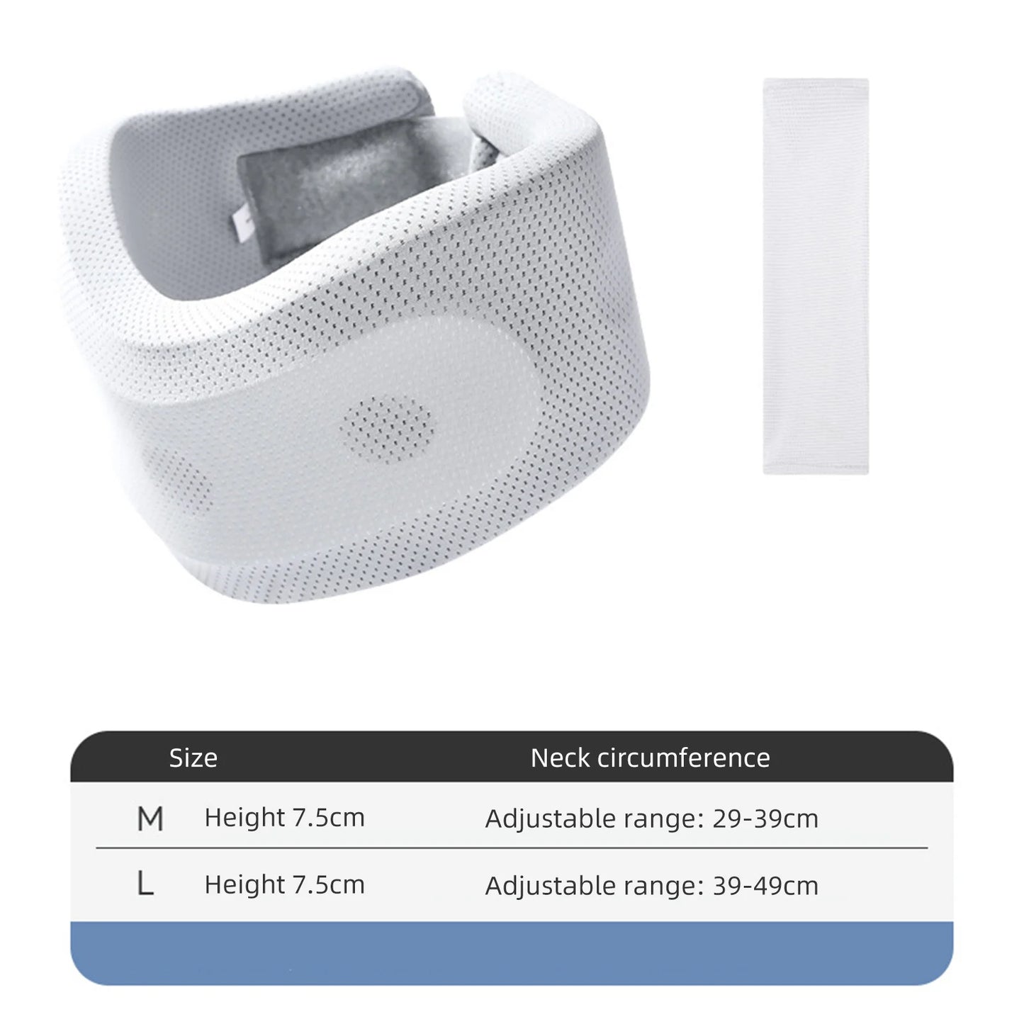 Travel Neck Braces Soft Neck supports corrector Relieves Spine Pressure Neck Brace for Home School Office sleep