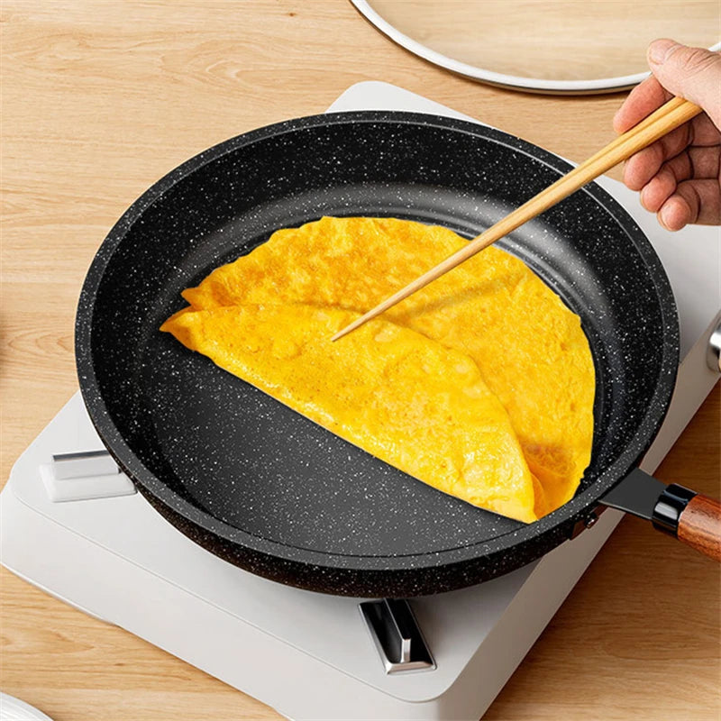 26-32cm Nonstick Pancake Frying Pan Durable Saucepan Kitchen Omelette Steak Skillet Cooking Pots Household Cookware Kitchenware