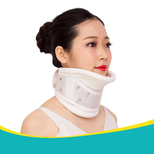 Neck support fixator protects neck collar neck protector adjustable split neck brace breathable cervical spine traction device