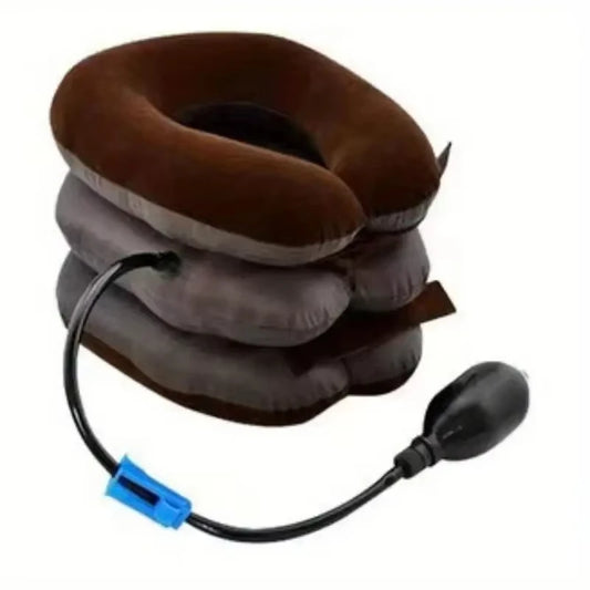 Neck Support Cushion Inflatable Air Cervical Neck Traction Device Pain Stress Relief Tractor Support Massage NECK Pillow Neck Su