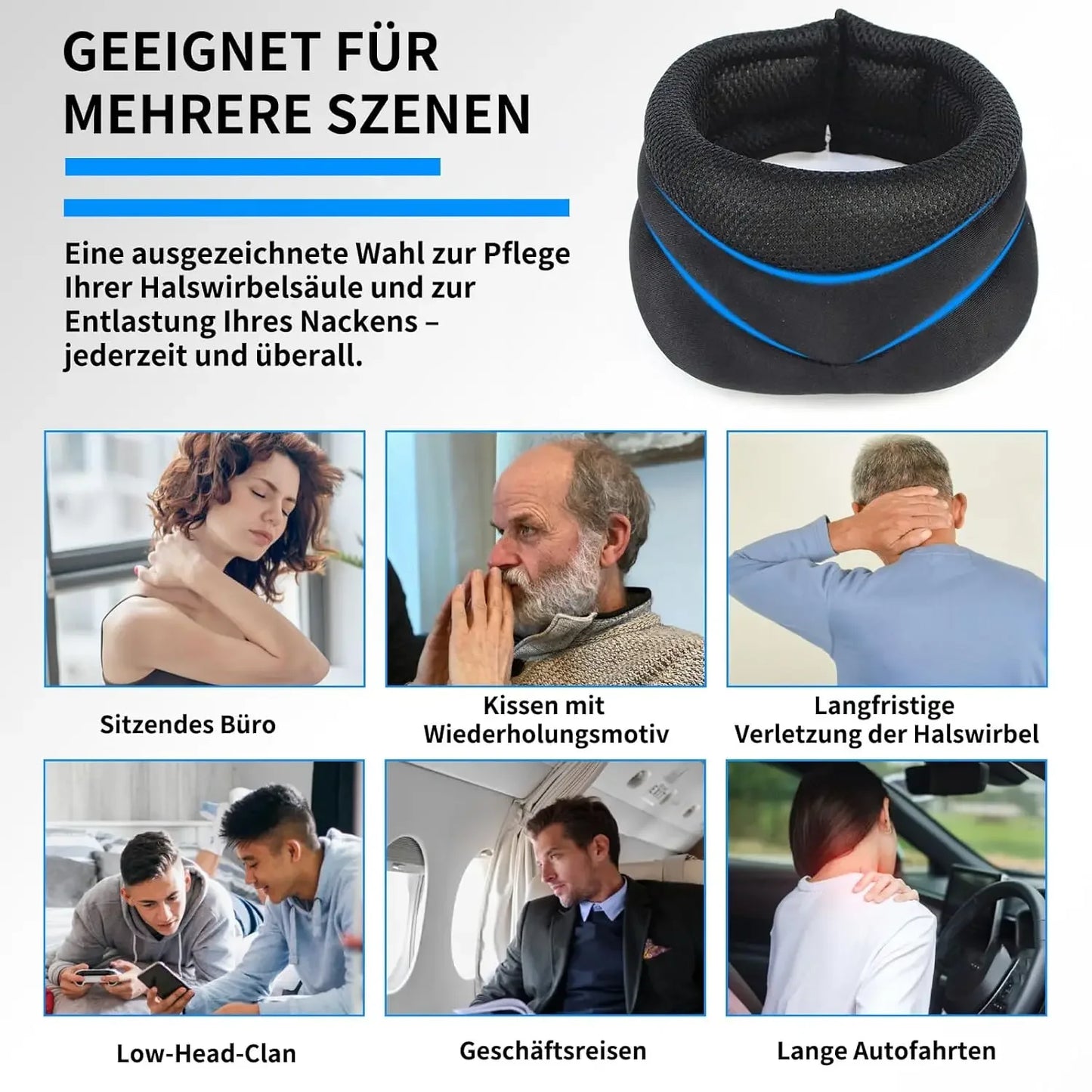 Neck Support Neck Brace Anti Snoring Neck Support Human Neck Support Relieve Neck Pain and Relax Shoulder neck pillow