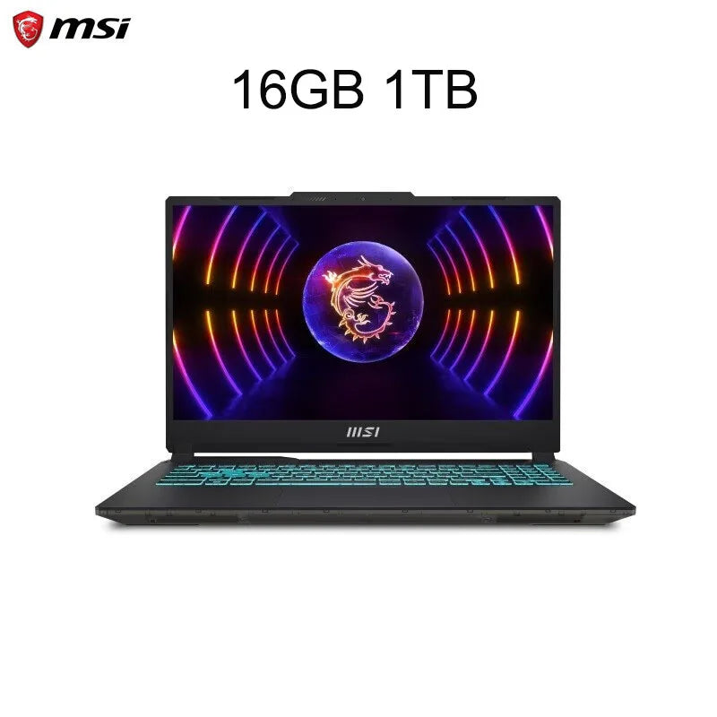 2024 MSI Cyborg 15 Gaming Laptop 15.6 Inch QHD 165Hz IPS Screen Netbook i7-13620H 16GB 512GB RTX4050 Gaming Notebook Computer