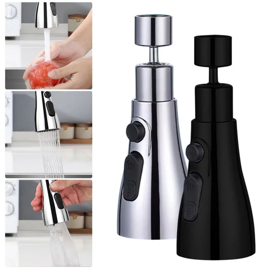 Kitchen Faucet Scrape Wash Anti-splash Faucet 360 ° Rotating Bubblers Lengthening Extender Home Kitchen and Bath Shower