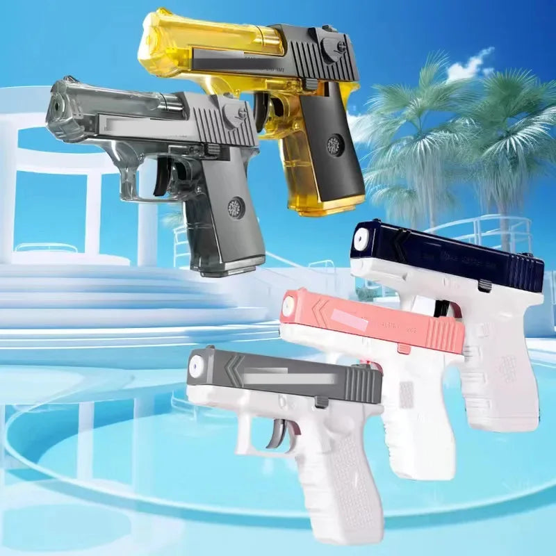 New Summer Water Gun non Electric Pistol High-pressure Full Automatic Shooting Water Beach Toy Gun For kid Children Boys Girls