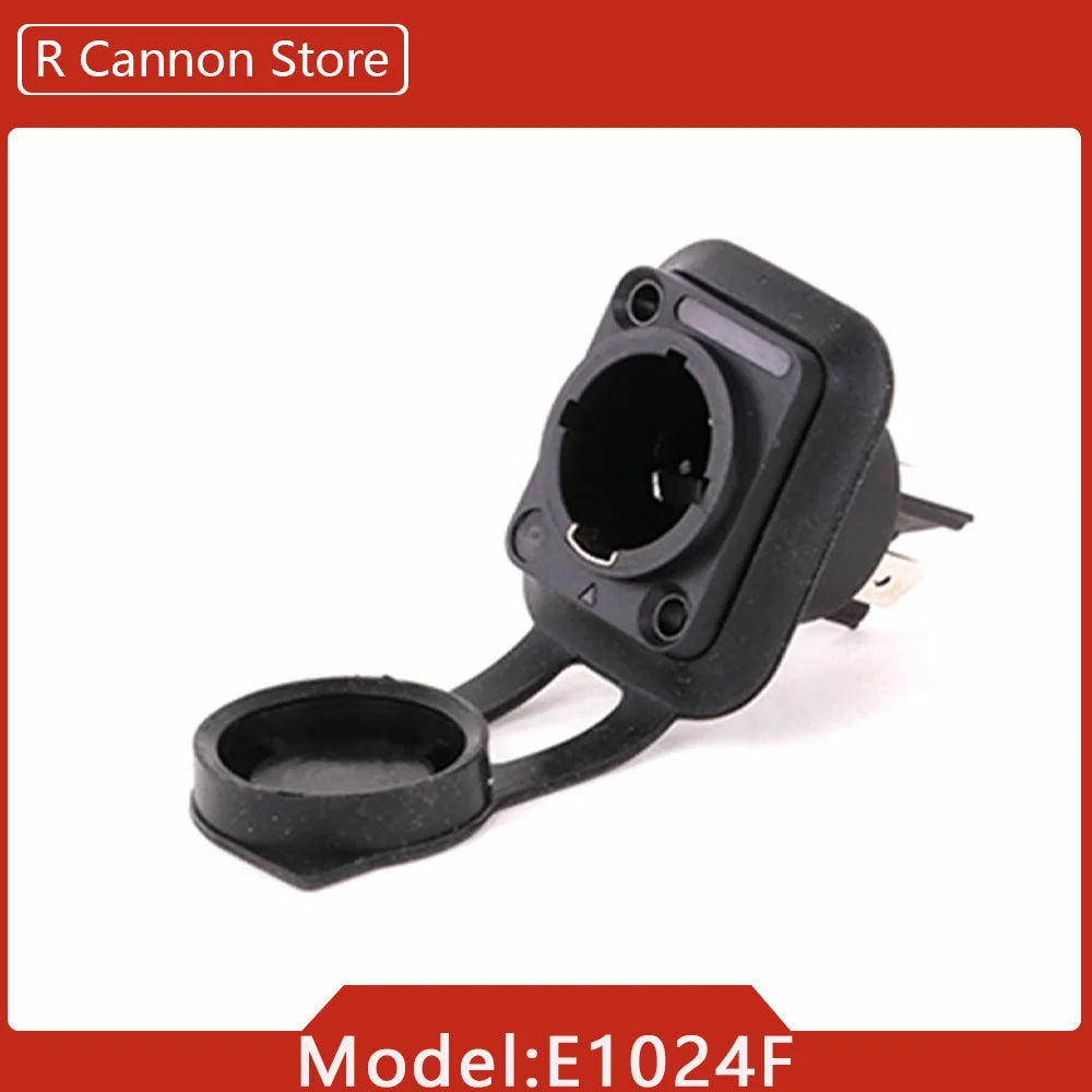 10pcs 3Pins In/Output Waterproof Locking Powercon Male Plug Female Chassis Wire Cable Connectors PA66 Material IP65 Grade