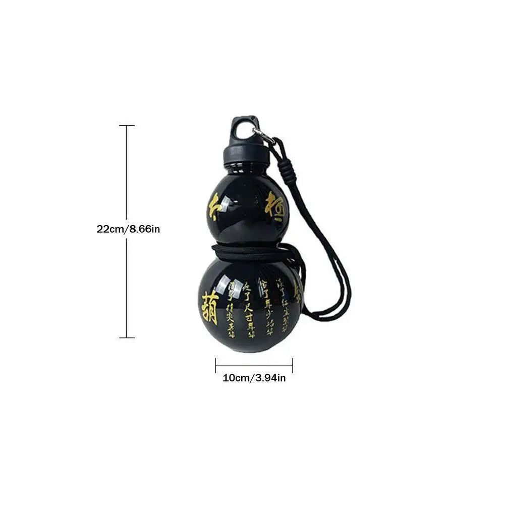 800ml Gourd Water Bottle Child Water Gourd Kettle Chinese Retro-Inspired Leakproof Water Jug for School PC Water Kettle