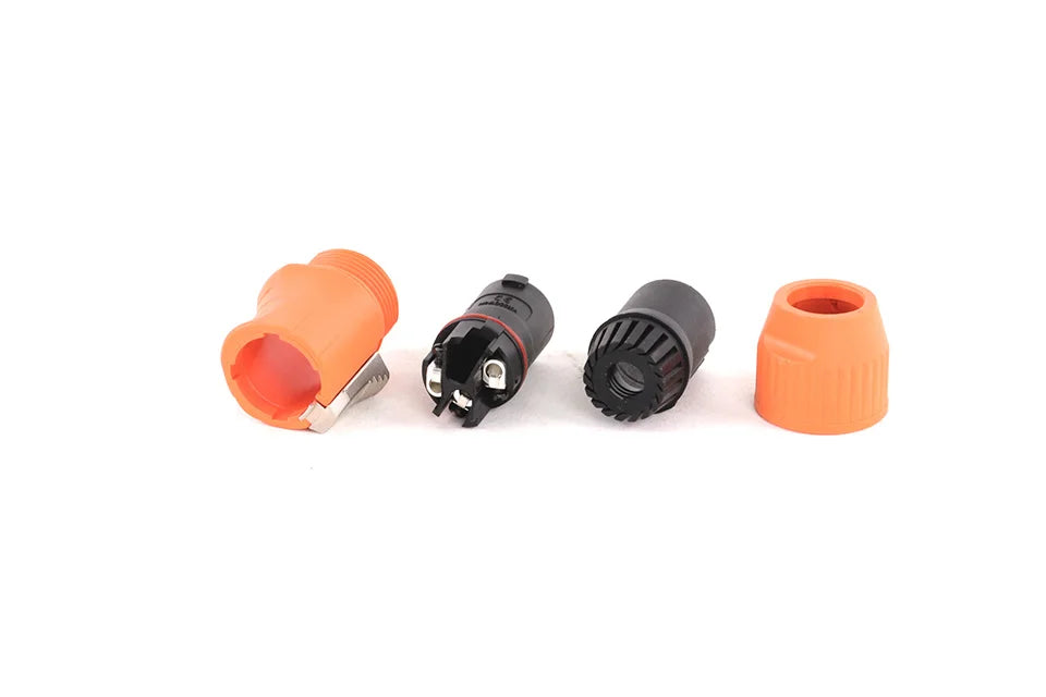 10pcs New IP65 Waterproof Locking PowerCon Chassis Connectors NAC3MPX or NAC3MX-W + NAC3FPX + Powercon True Connector NAC3FX-W