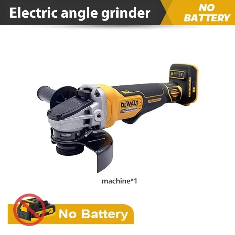 Dewalt DCG406 125MM/100MM Brushless Cordless Angle Grinder 9000RPM Cutting Machine Polishing Machine For 20V Lithium Batteries