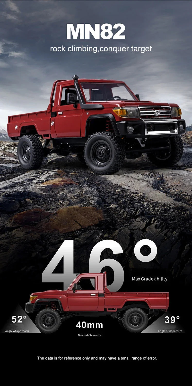 ZWN MN82 MN82S LC79 1/12 Full Scale RC Pickup Short Truck 4WD Remote Control Climbing Off-road Car Toys for Kids Christmas Gifts