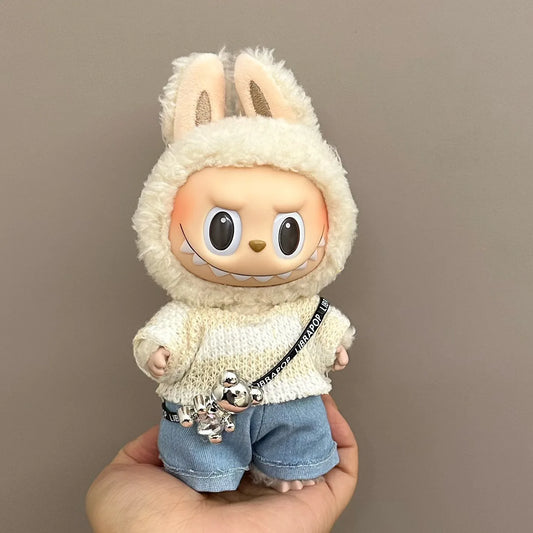 New Labubu Accessories Clothes Designer Suitable for V1 V2 V3 Labubu Pendants Cute Personality Fashion Birthday Gift