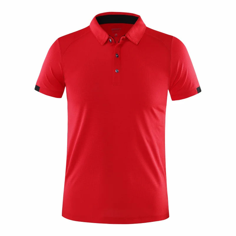 Men Casual Sports Quick-drying Lapel Short-sleeved POLO Shirt Cycling Suit Fitness Suit For Men