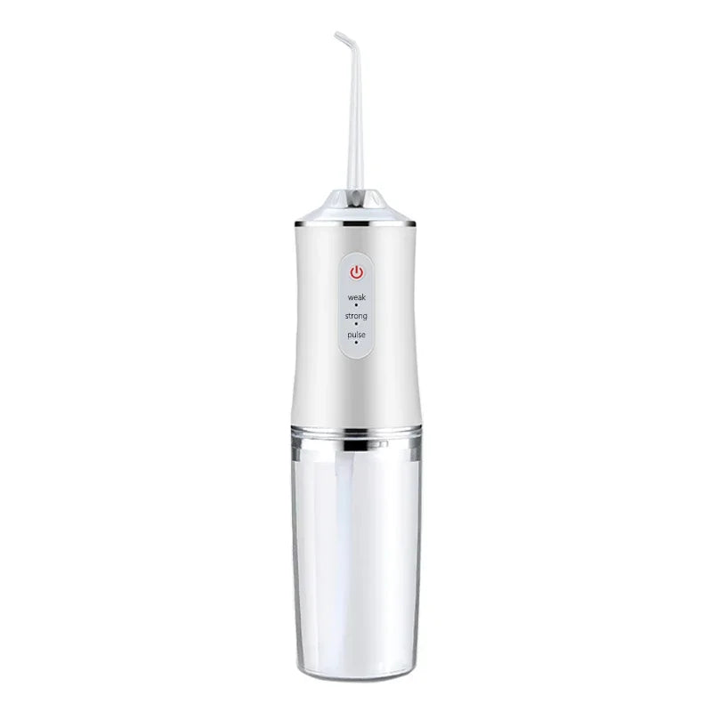 Portable Water Flosser w/ 4 Jet Tips & 3 Modes - Cordless Oral Irrigator for Teeth Cleaning, Braces Care, USB Rechargeable