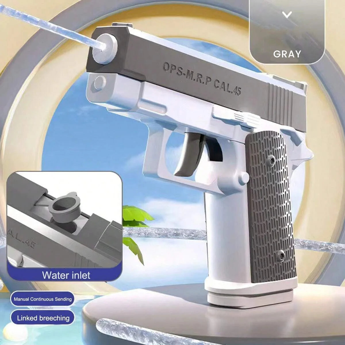 M1911 Water Guns Pistol Toy Squirt Guns for children Summer Pool Beach Shooting Games Outdoor Toys, Water Blaster Pistol for Kids Adult