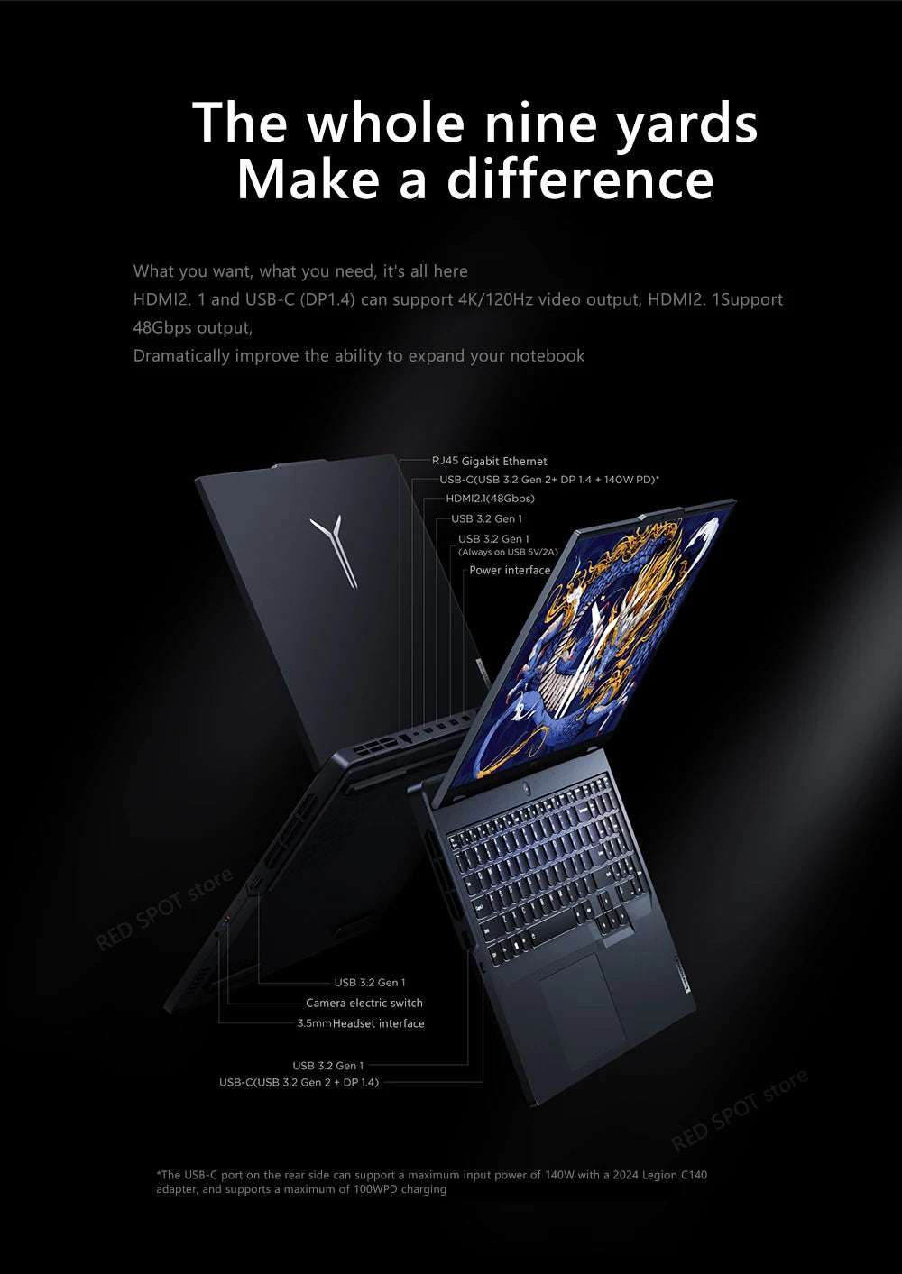 Lenovo LEGION Y9000P AI 2024 i9 14900HX RTX4060 32G+1TB 16inch 2.5K 240Hz