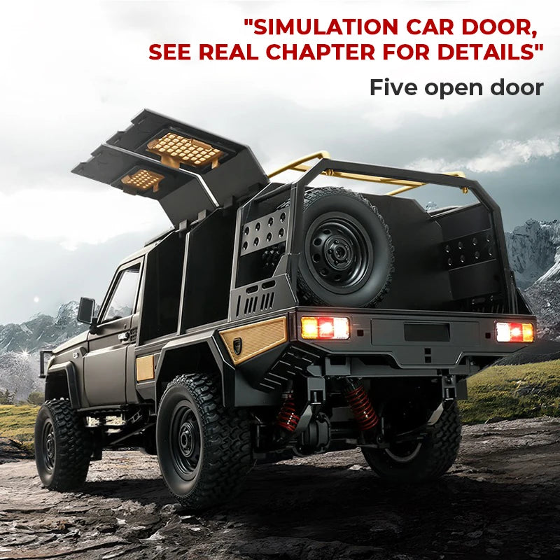 ZWN MN82 MN82S LC79 1/12 Full Scale RC Pickup Short Truck 4WD Remote Control Climbing Off-road Car Toys for Kids Christmas Gifts