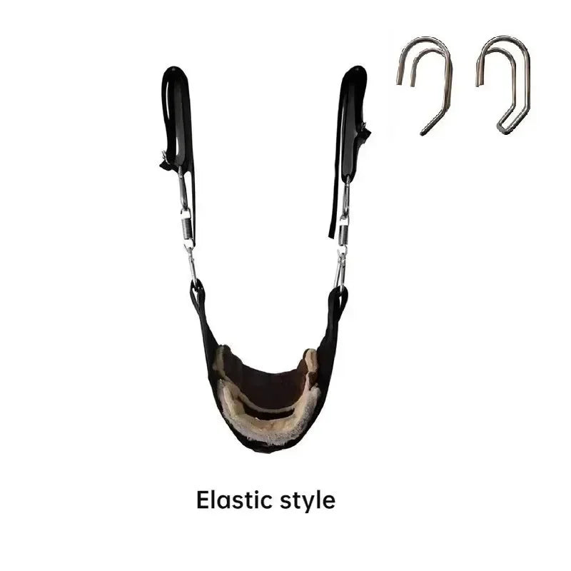 Neck Exercise Stretcher Horizontal Bar Hook Type Household Sling Neck Massager Nursing Rehabilitation Cervical Traction Belt