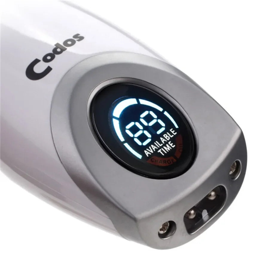 Codos CP9600 Professional Pet Clipper Cat Dog Clippers Shaver Electric Grooming Trimmer Rechargeable Haircut Machine LCD Display