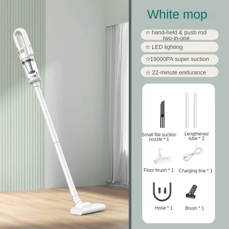 Multifunction Home-appliance 19000Pa Cleaning Machine Powerful Wireless Car Vacuum Cleaner Metal Strainer Portable Handheld