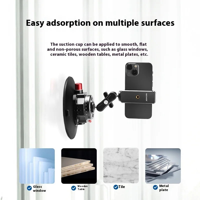 NEEWER CA013 Camera Suction Cup Gimbal Stand with Ball Head Magic Arm for Cameras Action Camera Phone Car Windshield Dash Mount