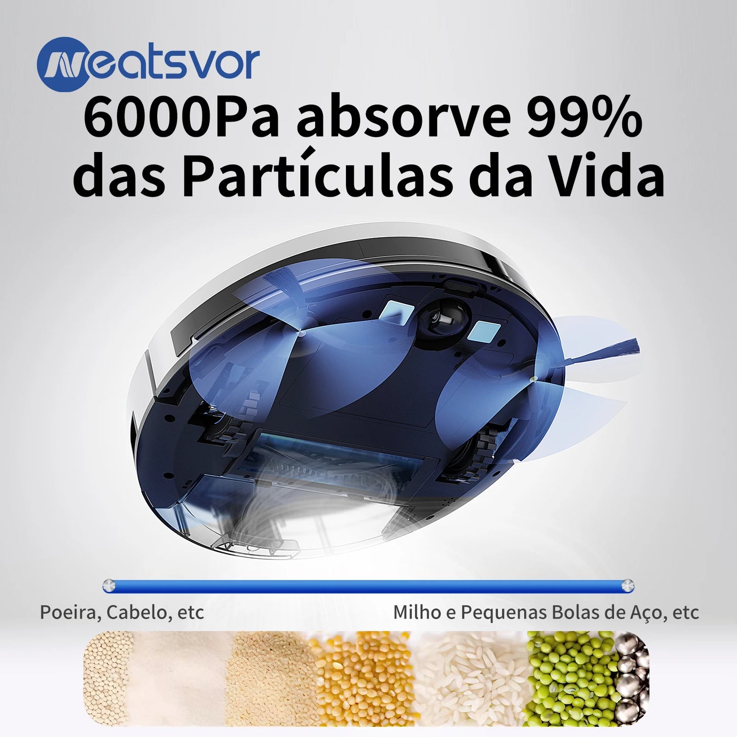 NEATSVOR S600 Robot Laser Navigation 6000PA Dust Bag Automatic Dust Collection System Smart Home