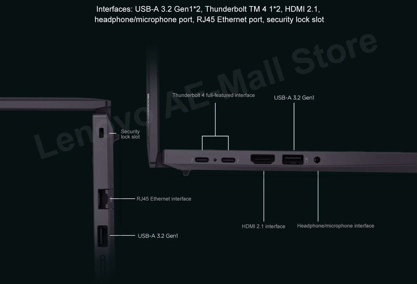 2024 Lenovo ThinkPad T14 U5/U7 32G 1T 14inch 2.5K 300nit Screen