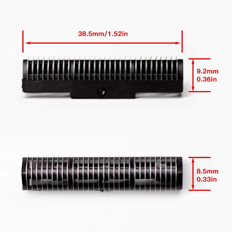 Original Replacement Blade Net Set for 3-Blade Shave System for KULILANG R11 Hatteker Men's Electric Razor Shaver Accessories