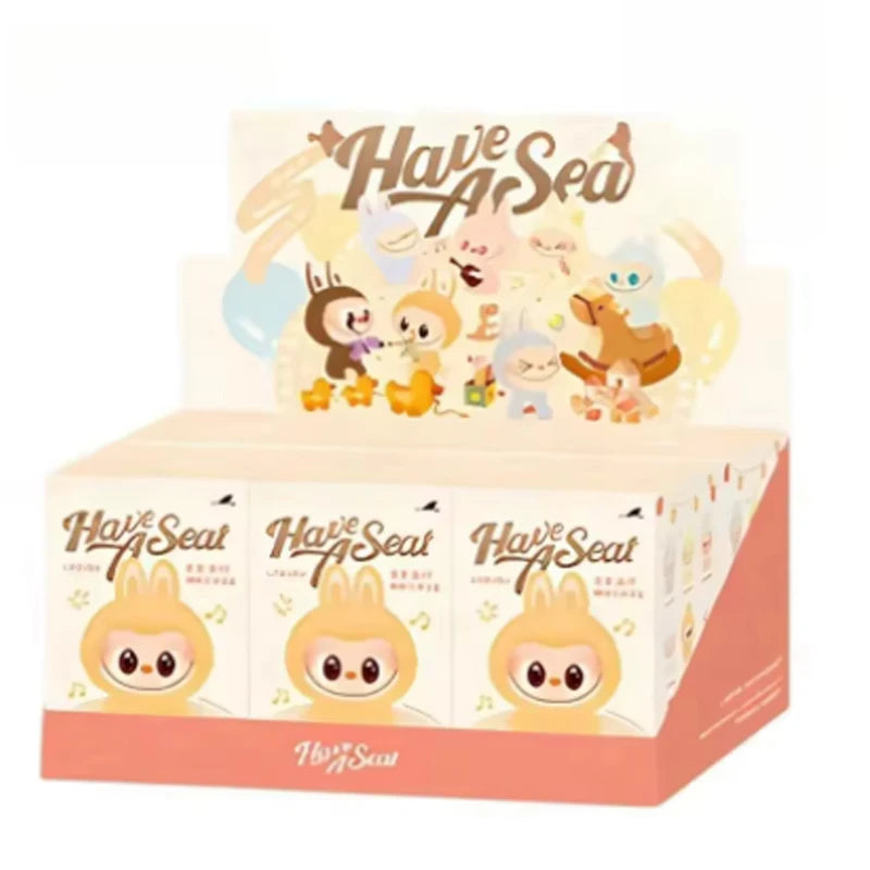 NICE  Macaron 2nd Generation Monster Labu Sitting PVC Labu Doll Series Surprise Holiday Gift