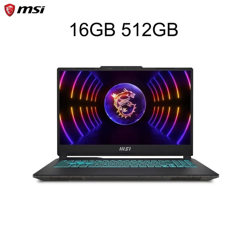 2024 MSI Cyborg 15 Gaming Laptop 15.6 Inch QHD 165Hz IPS Screen Netbook i7-13620H 16GB 512GB RTX4050 Gaming Notebook Computer