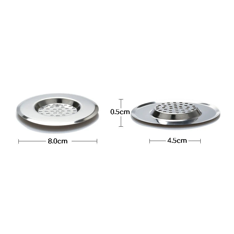 Kitchen Sink Strainer Stainless Steel Drain Filter with Large Wide Rim