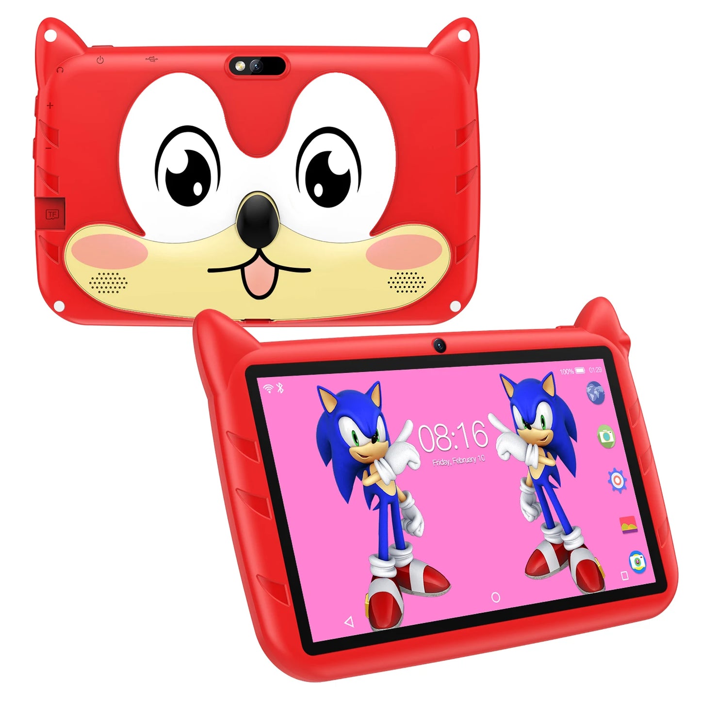 BDF Children's Gift Children's Learning and Education Partner 7-inch tablet 4GB RAM 64GB ROM Android 13.0 4000mAh Supports WIFI